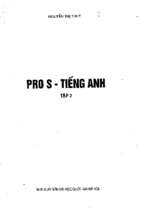 Pros tiếng anh tập 2