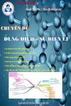 Chuyên đề dung dịch   sự điện ly, nguyễn công viên