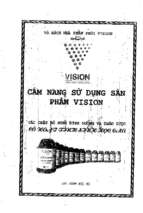 Cẩm nang sử dụng sản phẩm vision