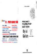 Phân dạng và phương pháp giải toán đại số giải tích 11 trần thị vân anh