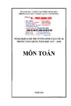 Tổng hợp 63 đề thi tuyển sinh vào lớp 10 trong toàn quốc