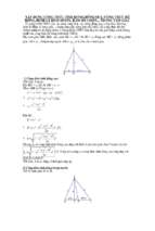 Xây dựng công thức tính đường đồng quy và các công thức khác trong tam giác