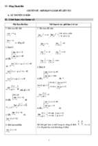 Chuyên đề 4.giới hạn, liên tục