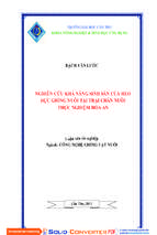 Nghiên cứu khả năng sinh sản của heo đực giống nuôi tại trại chăn nuôi thực nghiệm hòa an