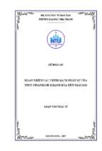 Hoàn thiện các chính sách nhân sự tại vnpt vinaphone khánh hòa đến năm 2020