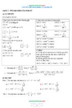 Bài tập trắc nghiệm đạo hàm của hàm số có đáp án