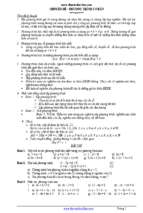 Chuyên đề phương trình bậc nhất một ẩn đại số lớp 8