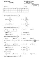 34 đề kiểm tra 15 phút bài nguyên hàm giải tích lớp 12 có đáp án