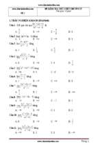 20 đề kiểm tra 1 tiết chương iv – chương giới hạn có đáp án