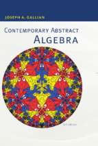 Contemporary abstract algebra by joseph a. gallian (8th 2013)