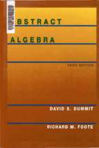 Abstract algebra by david s. dummit, richard m. foote (2004)