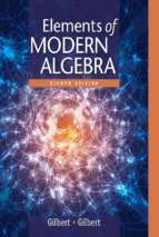 Elements of modern algebra (8th edition)