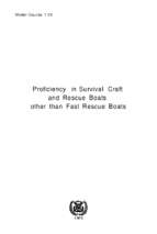 Model course1.23 proficiency in survival craft