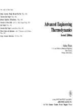 Advanced engineering thermodynamics