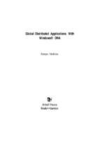 Global distributed applications with windows  dna
