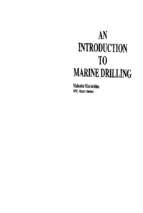 An introduction to marine drilling