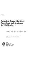 Pendulum impact machines