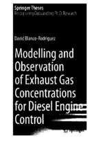 Modlling and observation of exhaust gas concentrations for diesel engine control
