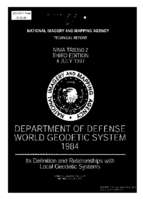 Department of defense world geodetic system 1984