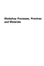 Workshop processes practices and materials second edition