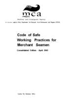 Code of safe working practices for merchant seamen