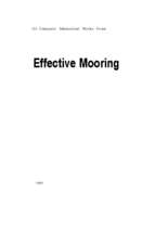 Effective mooring