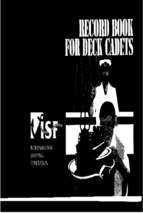 On_board_training_record_book_for_deck_cadets