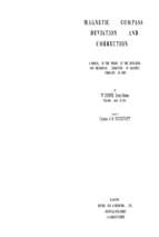 Magnetic compass deviation and correction