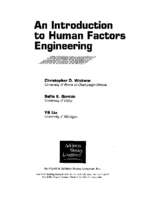 An intruduction to human factors engineering