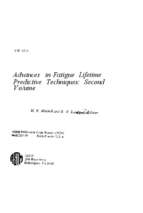 Advances in fatigue lifetime perdictive