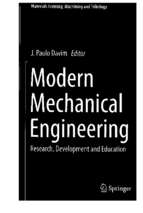 Modern mechanical engineering