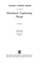 Instructor solutions manual
