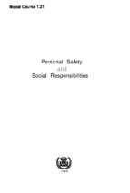 Personal safety and social responsibilities 1.21