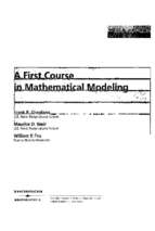 A first course in mathematical modeling