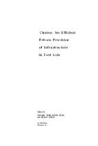 Choices for efficent private provision...