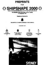 Preprints for shipshape 2000