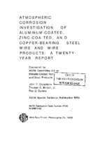 Admospheric corrosion