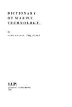 Dictionary of marine technology