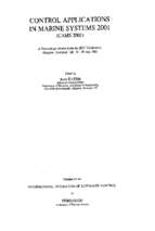 Control applications in marine systems 2001