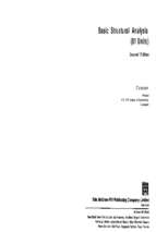 Basic structural analysis  second edition