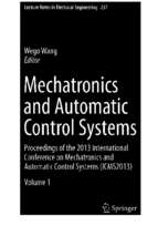 Mechatronics and automatic control systems