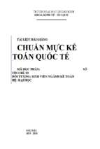 Bài giảng _ chuẩn mực ktqt_ đh kế toán 55_ lê khắc hoài thanh