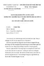 Bài thu hoạch bồi dưỡng thường xuyên cấp tiểu học module 3