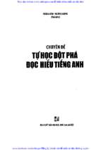 Tự học đột phá đọc hiểu tiếng anh