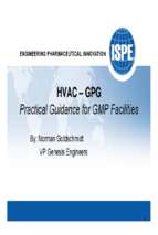 Hvac gpg practical guidance for gmp facilities