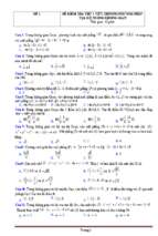 10 đề kiểm tra 1 tiết chương phương pháp tọa độ trong không gian có đáp án