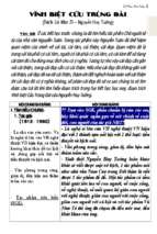 GIÁO ÁN DỰ GIỜ - VĨNH BIỆT CỬU TRÙNG ĐÀI  2017