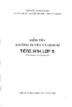 Kiểm tra định kì môn Tiếng Anh  lớp 6 (listening + reading (khong theo trinh tu bai) + writing)