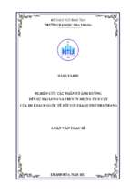 Nghiên cứu các nhân tố ảnh hưởng đến sự hài lòng và truyền miệng tích cực của du khách quốc tế đối với thành phố nha trang