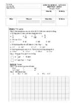 Bộ đề thi học kì 2 môn toán lớp 5 năm 2017   2018 theo thông tư 22 đề  7